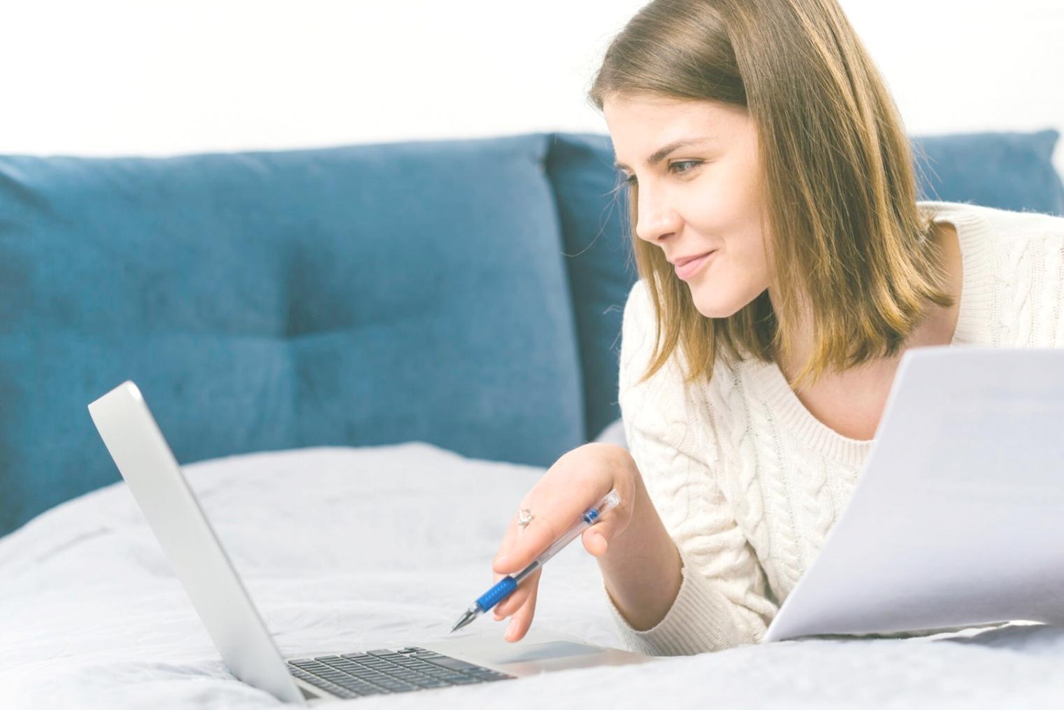 Financial analysis workspace with statements and reports